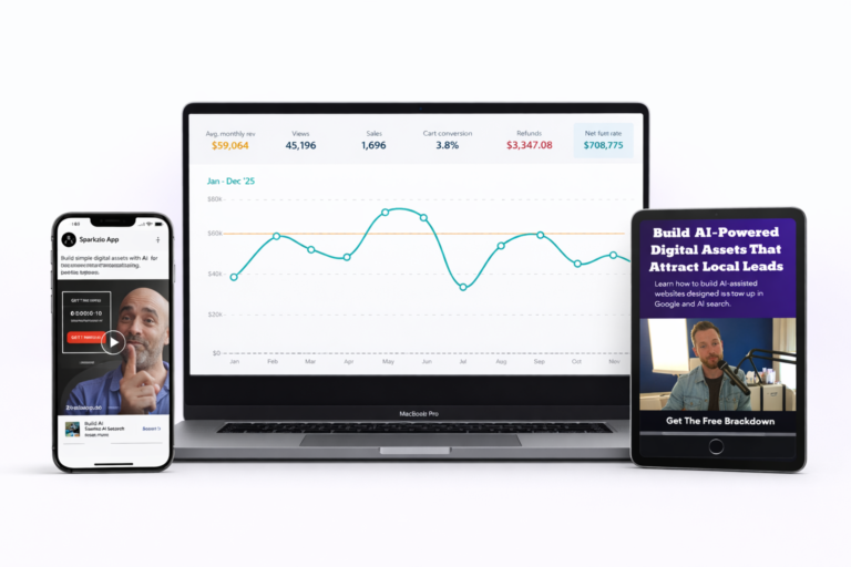 tech devices showcasing digital marketing tools