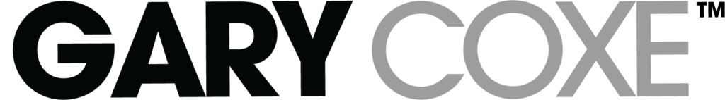 cropped gary coxe logo black and white 1